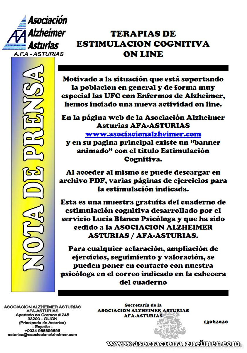 FUNDACION ALZHEIMER tweet media