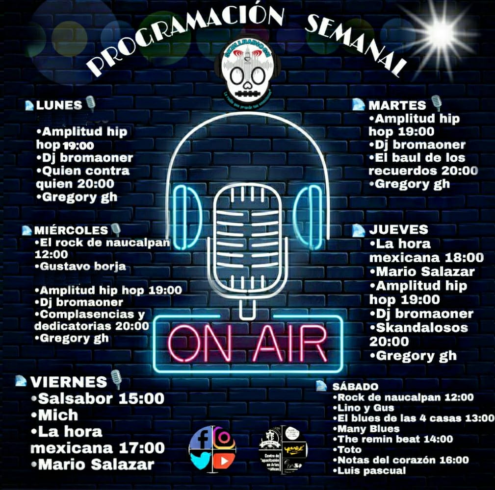 Skullradiogh1's tweet photo. https://t.co/98faa9fdr5
Trae pará ti la programación semanal.....
@Skullradiogh1 @Daniels_spain @skullradiogh @SisJesii @bromaoner @ https://t.co/EbItg1OcaD