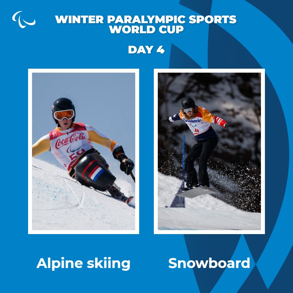 Paralympic Games on Twitter "Para alpine skiing vs Para snowboard