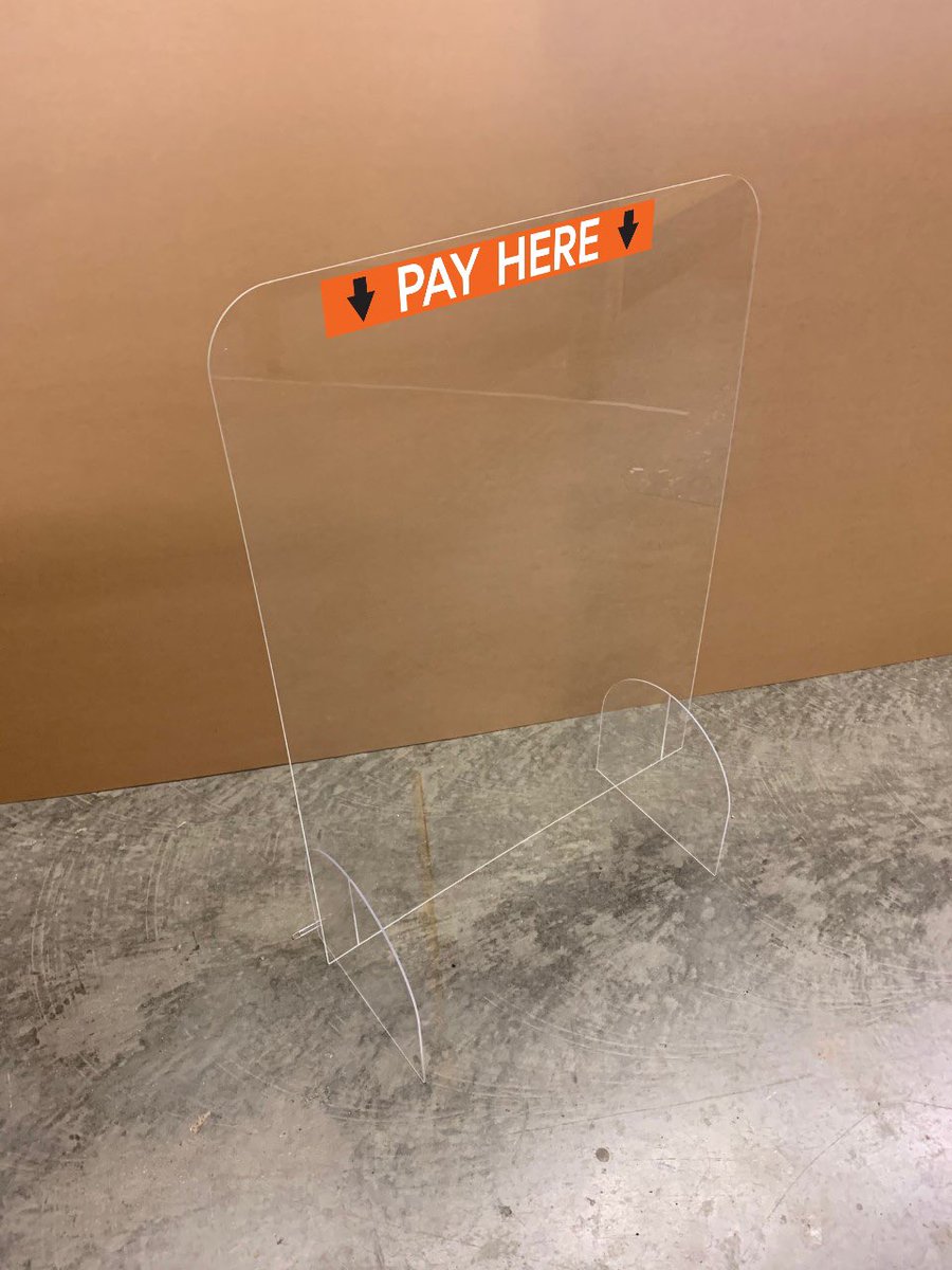 cabanabanners's tweet photo. Countertop protective barriers. Customizable with text &amp; logos! Call today for a quote 📞 https://t.co/0KoC98qKrZ