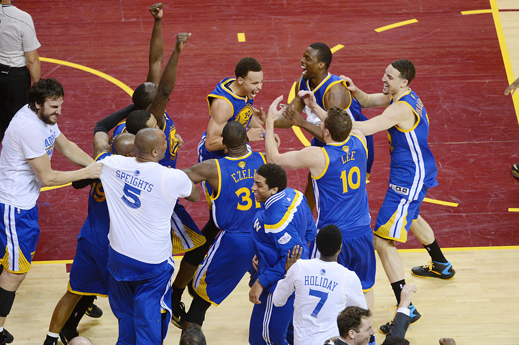 Never forget when the warriors defeated the Cavs for their first