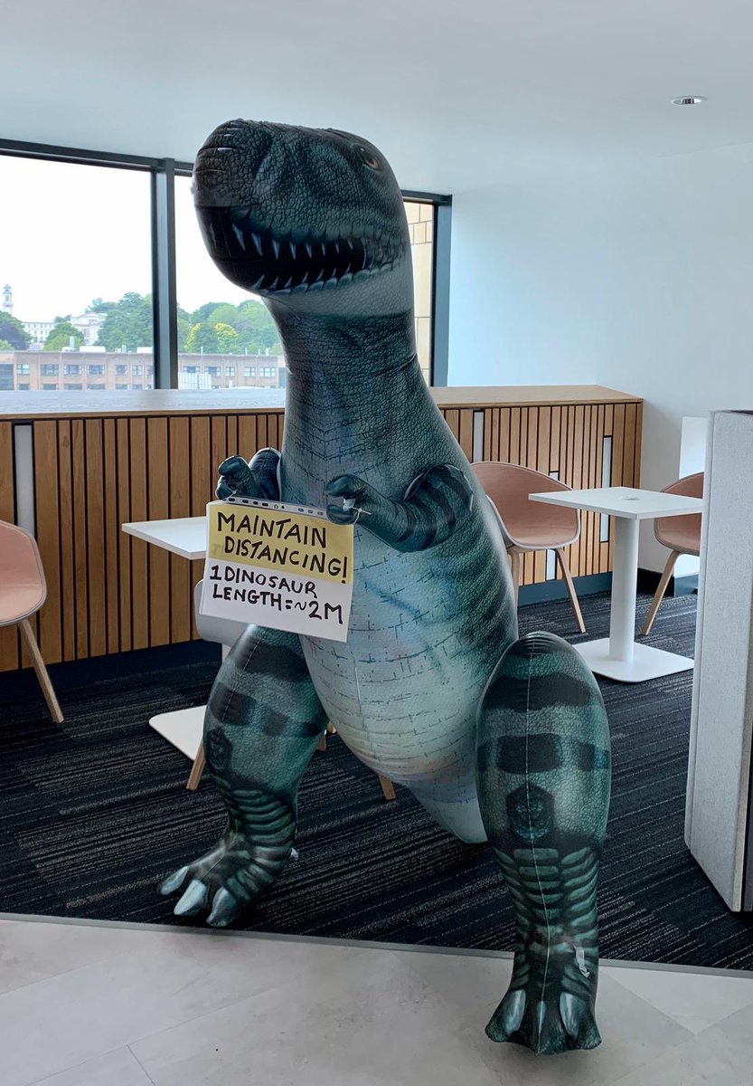 Chris Denning (@chrisdenning42) on Twitter photo To maintain social distancing as we reopen the Biodiscovery Institute <a href="/UniofNottingham/">Uni of Nottingham #WeAreUoN</a>, my brilliant colleagues have hired extra security. Non-adherence could be perilous... 🦖 <a href="/UoNresearch/">Nottingham Research</a> <a href="/UoNPressOffice/">Uni of Nottingham Press Office</a> #COVID19 #SocialDistancing <a href="/NHSMillion/">NHS Million</a> <a href="/bbcemt/">BBC East Midlands</a> <a href="/NottinghamPost/">Nottingham Post</a> #WeAreUoN To maintain social distancing as we reopen the Biodiscovery Institute <a href="/UniofNottingham/">Uni of Nottingham #WeAreUoN</a>, my brilliant colleagues have hired extra security. Non-adherence could be perilous... 🦖 <a href="/UoNresearch/">Nottingham Research</a> <a href="/UoNPressOffice/">Uni of Nottingham Press Office</a> #COVID19 #SocialDistancing <a href="/NHSMillion/">NHS Million</a> <a href="/bbcemt/">BBC East Midlands</a> <a href="/NottinghamPost/">Nottingham Post</a> #WeAreUoN