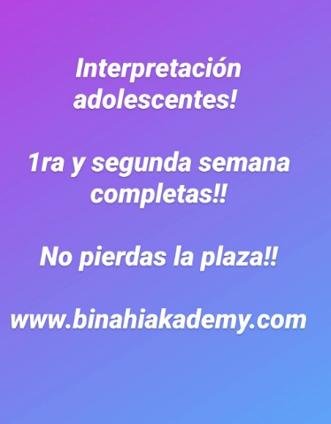 BINAHICASTING's tweet photo. Azkar!

Plaza gabe geratu baino lehen!

Rápido!

Antes de quedarte sin plaza!

https://t.co/rFfcNkIBAU

#binahiakademy #casting #interpretazioa #bikoizketa #uztaila #abuztua #uda #ikastaroa #nerabeak #gazteak #donostia #doblaje #curso  #julio #agosto #jovenes #adolescentes https://t.co/Xb2eBLuTbQ