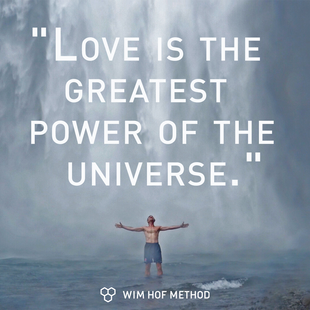 Iceman_Hof's tweet photo. Although we're not having any food today as part of the #wimhofast challenge, it doesn't mean we can't feed our soul a bit of love. It's important to spread love everywhere you go, for it is love that is the greatest power in the universe X https://t.co/wLiIuAAXUK