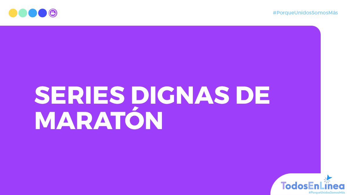 TodosEnLineaSV's tweet photo. Porque los maratones también son buenos… Te damos 5 recomendaciones de series para que disfrutes en la comodidad de tu casa 🏠. 
#Entretenimiento #PorqueUnidosSomosMas #Plan1Sec01UCA https://t.co/2zVioZJDv4