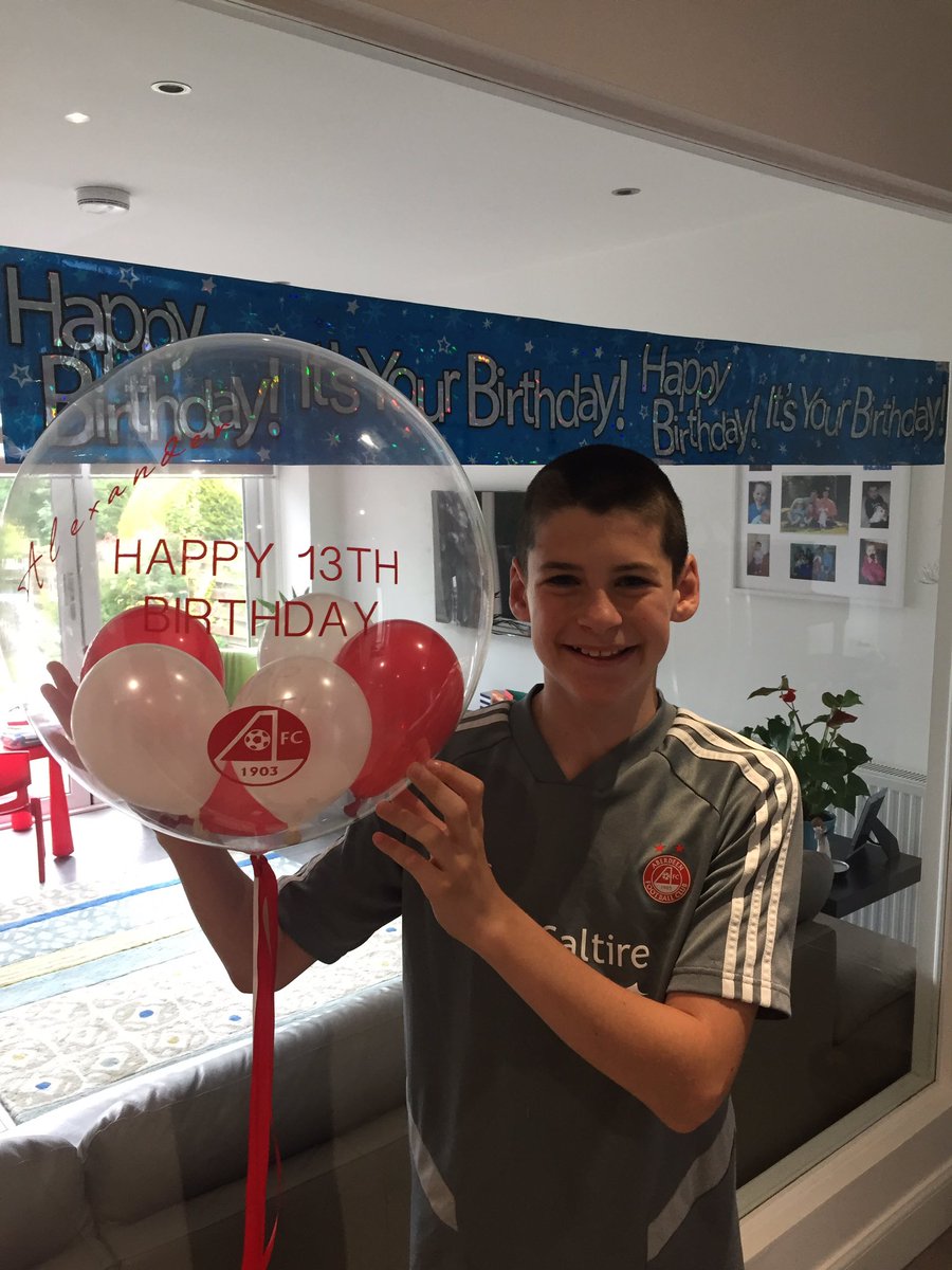Thanks <a href="/nmcginn10/">Niall McGinn</a> for taking the time to call Alexander and wish him happy birthday, he was absolutely delighted! Take care and hope to see you on the pitch soon!  COYR <a href="/AberdeenFC/">Aberdeen FC</a>
