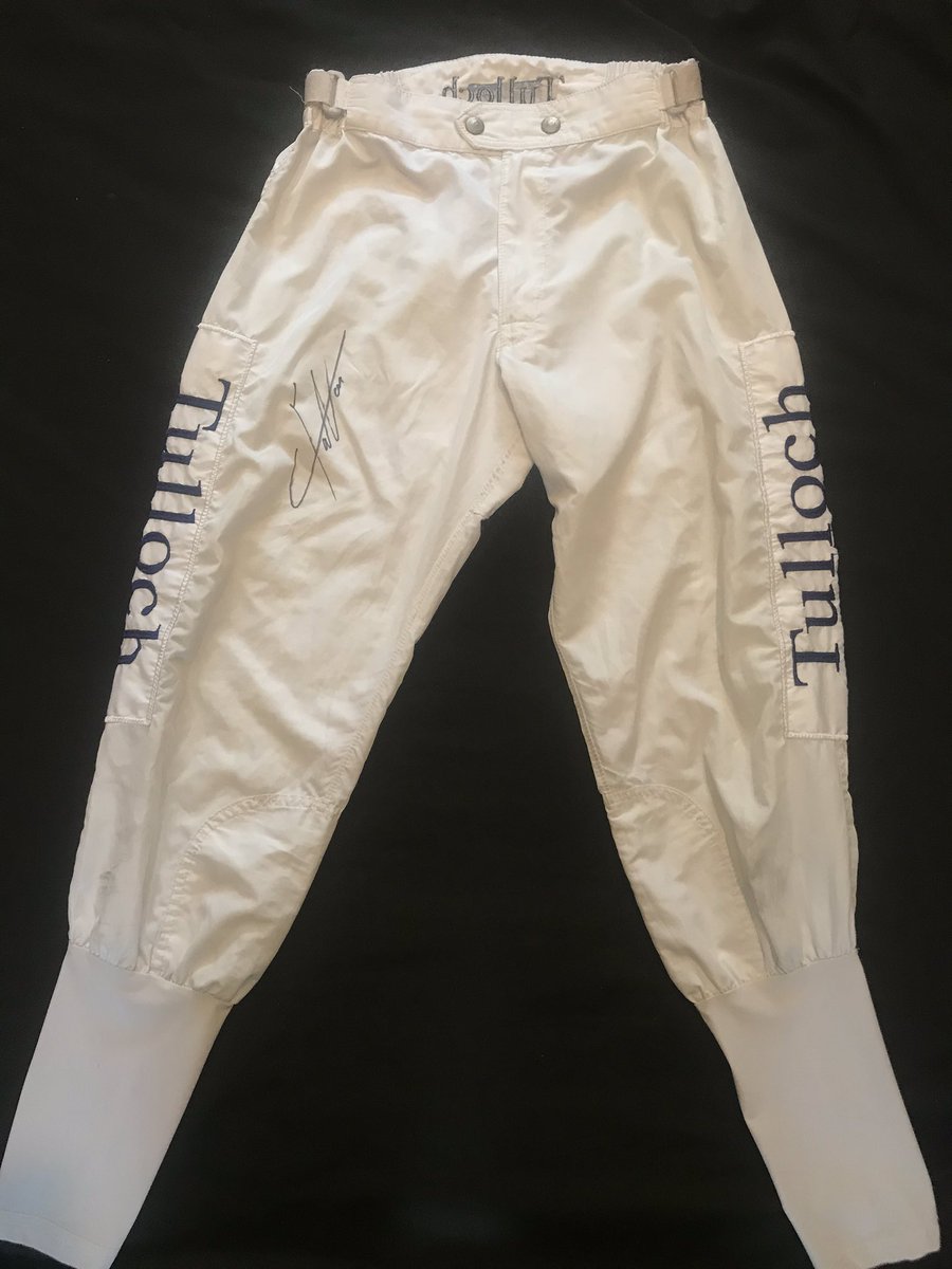 TVickers1's tweet image. A huge thank you to @CierenFallonJr for very kindly donating a pair of signed breeches for me to auction off for the @as9foundation please reply or DM me with a bid, ends Friday 8PM.