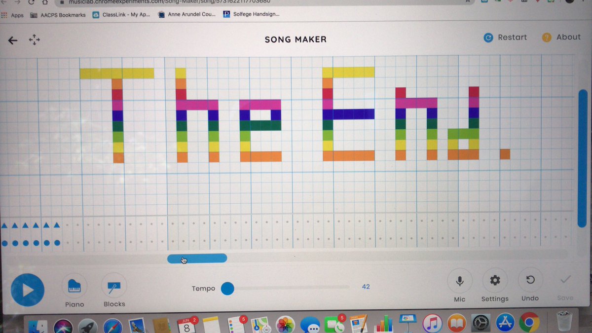 Chrome music lab: it’s safe to say our students are ready for summer! Here is “the end” of one great student composition! <a href="/CentralESaacps/">CentralESaacps</a> <a href="/MusicAACPS/">MusicAACPS</a>