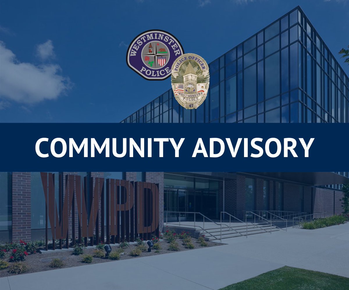 WestminsterPDCA's tweet photo. 🚨WPD is aware of a peaceful protest being held at Asian Garden Mall this afternoon at 1PM-3PM on behalf of nail salons. At this time, the number of expected participants is unknown. https://t.co/vcaiErG99c