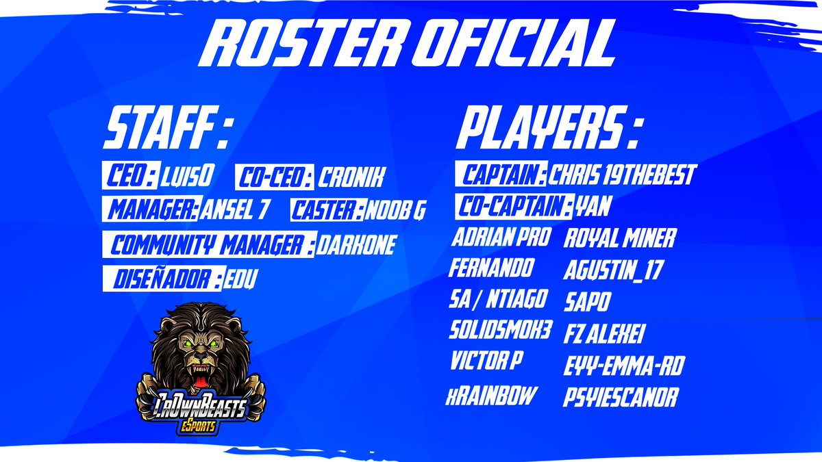 Les presentamos a nuestros integrantes del equipo. Cada uno de ellos cumple con un rol importante que nos permite mejorar día a día. Sin ellos no pudieramos llegar a donde estamos. Nos falta mucho por recorrer, y seguiremos mejorando Gracias a cada uno de ellos por la confianza.