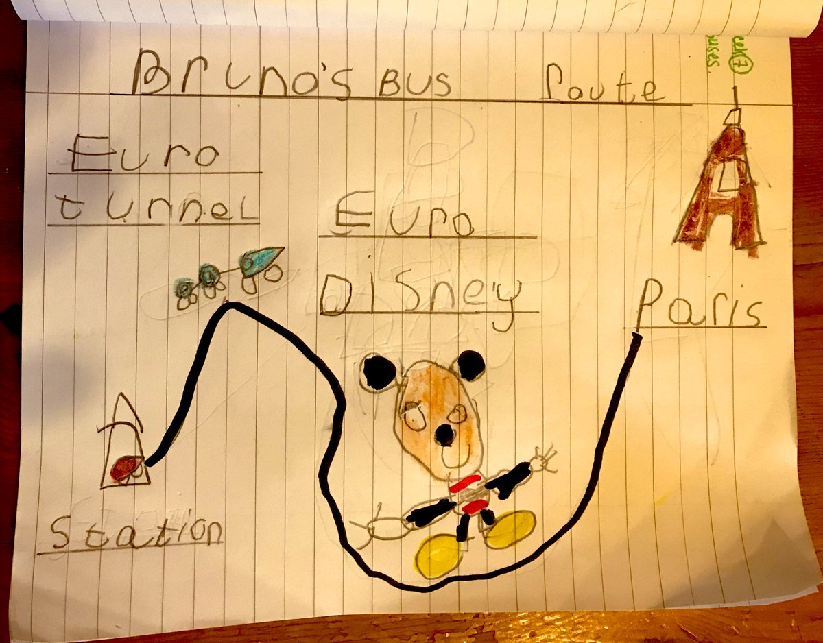 Duckiebaker's tweet photo. @latimerprimary @OakNational What a journey Bruno planned today! One day perhaps we will be able to go #LearnWithOak #ONAReception #latimerfriend #homeschooling https://t.co/gIQW93ayXI
