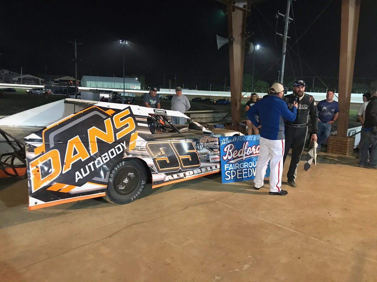 PenskeShocks's tweet image. Congratulations to #MichaelAltobelli on his #EMod win at Bedford Fairgrounds Speedway this past weekend.  #penskeshocks #racing #winning #shocks