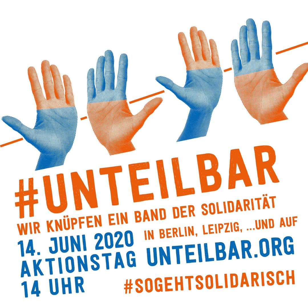 Am Sonntag den 14. Juni werden wir im Zuge des #SoGehtSolidarisch Aktionstags auch in Erfurt für eine antirassistische, soziale und klimagerechte Welt auf die Straße gehen!