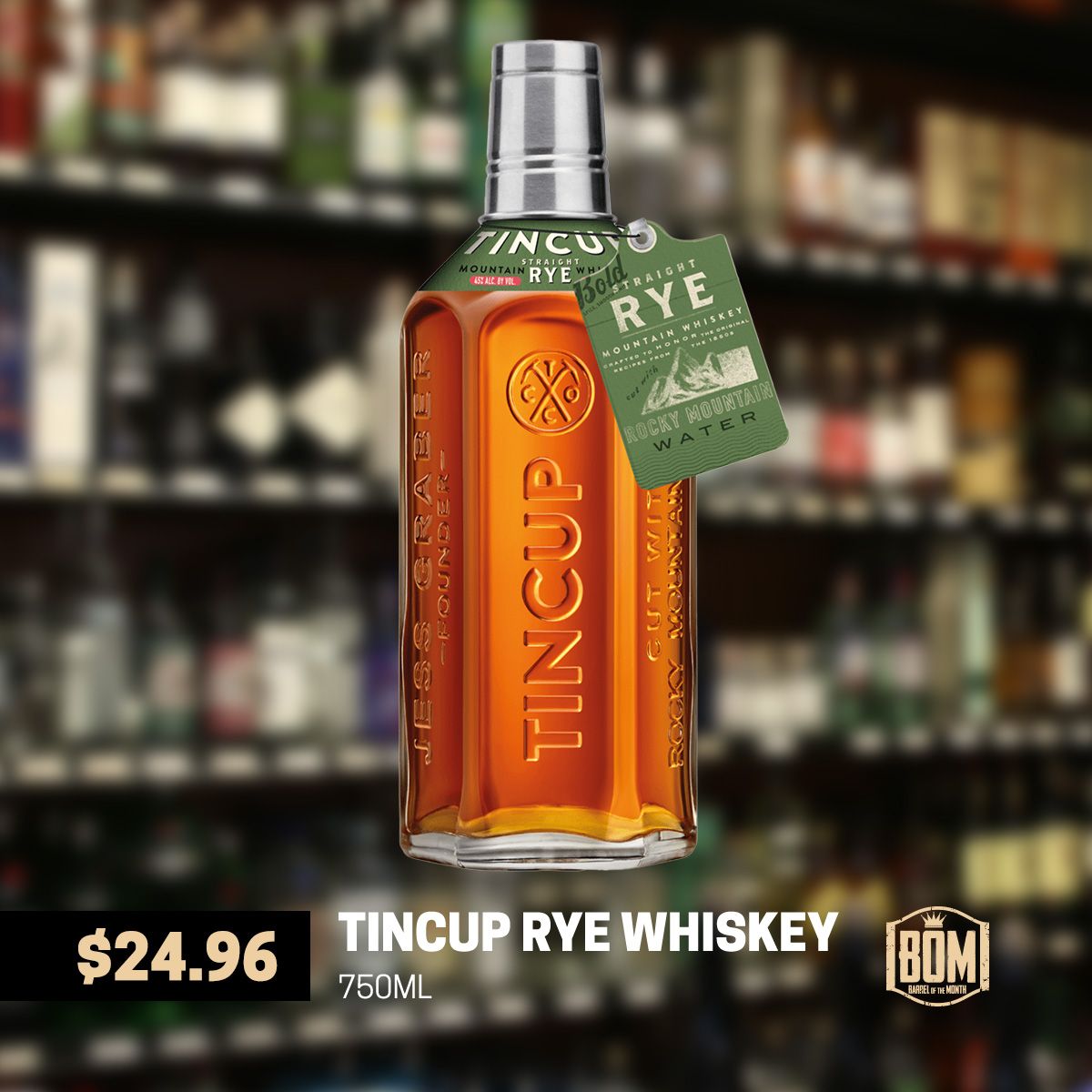 Crown_Liquors's tweet photo. Made w Rocky Mtn water in celebration of the original rye whiskey of the settlers who founded Tin Cup, CO, this bold & spicy rye is perfect for your next adventure. Get yours for $27.99 (VIP $25.96), take a snap of your adventures, & enter the #PARTNERINADVENTURE challenge! https://t.co/pcm4qzpgXT