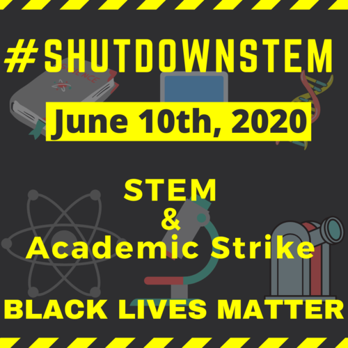 APS will be closed for business on Wednesday, June 10 to stand in support and solidarity with the Black community #Strike4BlackLives #ShutDownSTEM #ShutDownAcademia