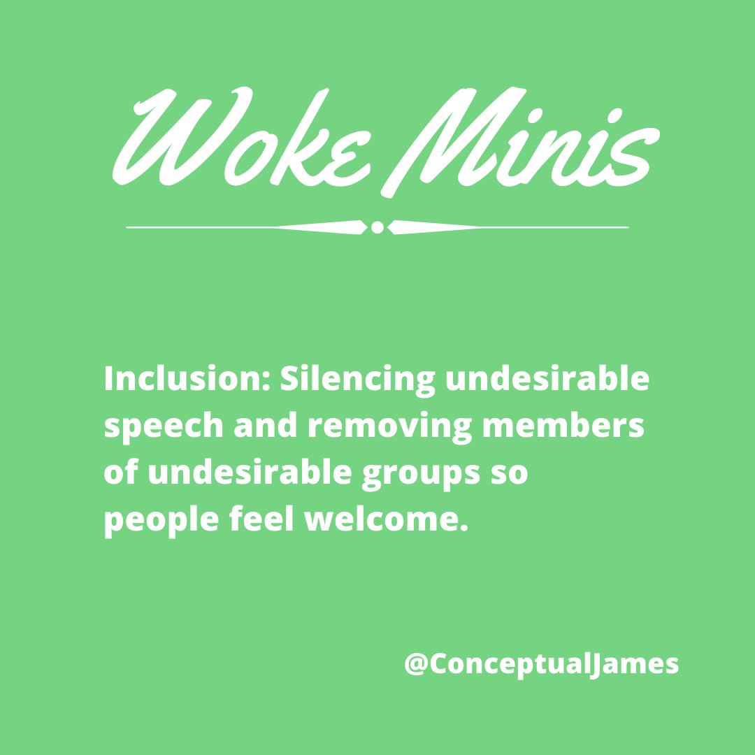  #WokeMinis  #Inclusion