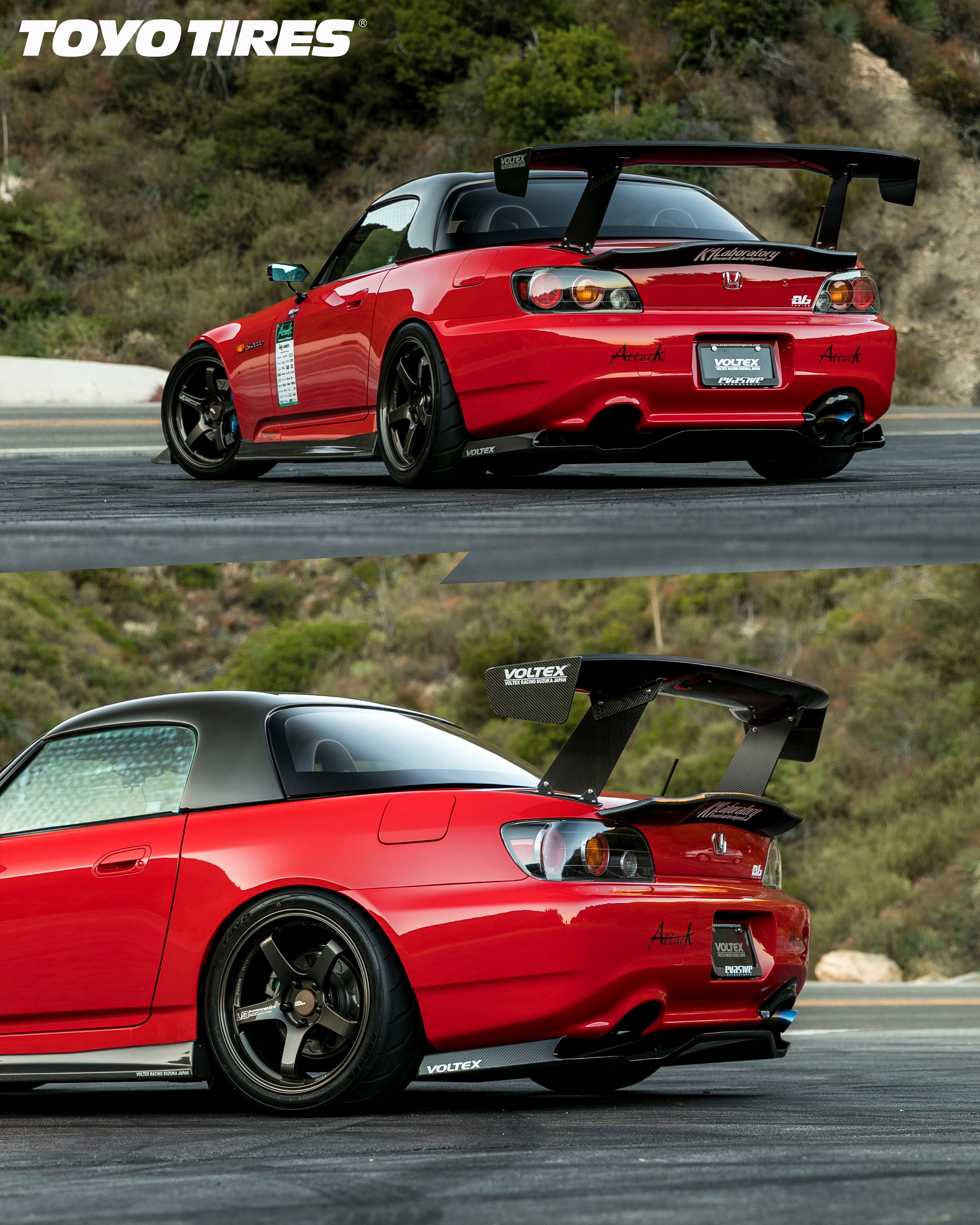 Evasive Motorsports K1 Laboratory Ducktail Spoiler Honda S2000 0009