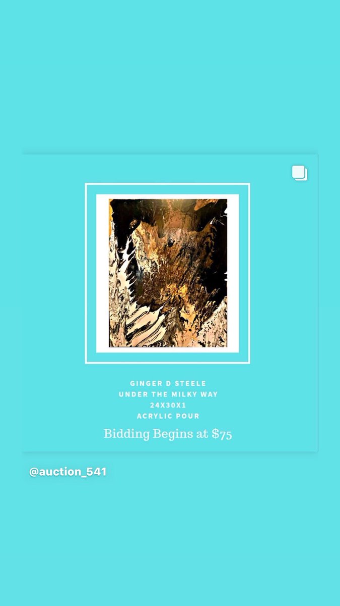 gingersays8's tweet photo. New artwork up @auction_541 ! 
Bidding starts today! Please follow, like and share! #quarantinecreatives #supportlocalartists #2020challenges #heritageartcenter #auction541round3 https://t.co/ILyDqRN2RK