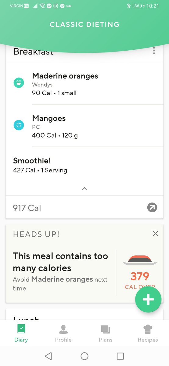 Raoic's tweet photo. @Lifesum I don't think my 90cal Mandarin oranges are the calorie problem here. This is a commonly reoccuring error. https://t.co/81nlPvmtel
