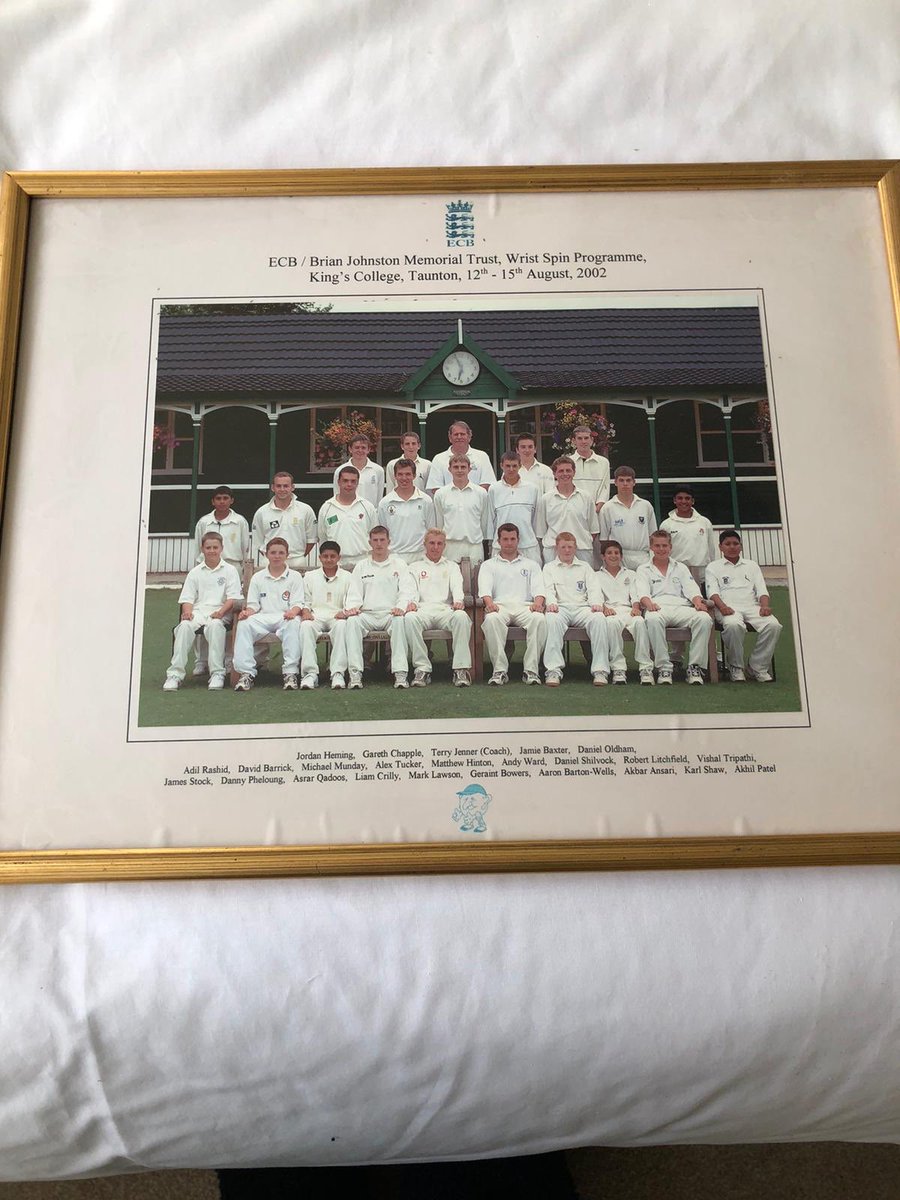 Mum just dug this out of the cupboard. A few class leggies on here back in 2002.....<a href="/M_lawson24/">mark lawson</a> <a href="/mkmunday/">Michael Munday</a> and of course Adil Rashid.