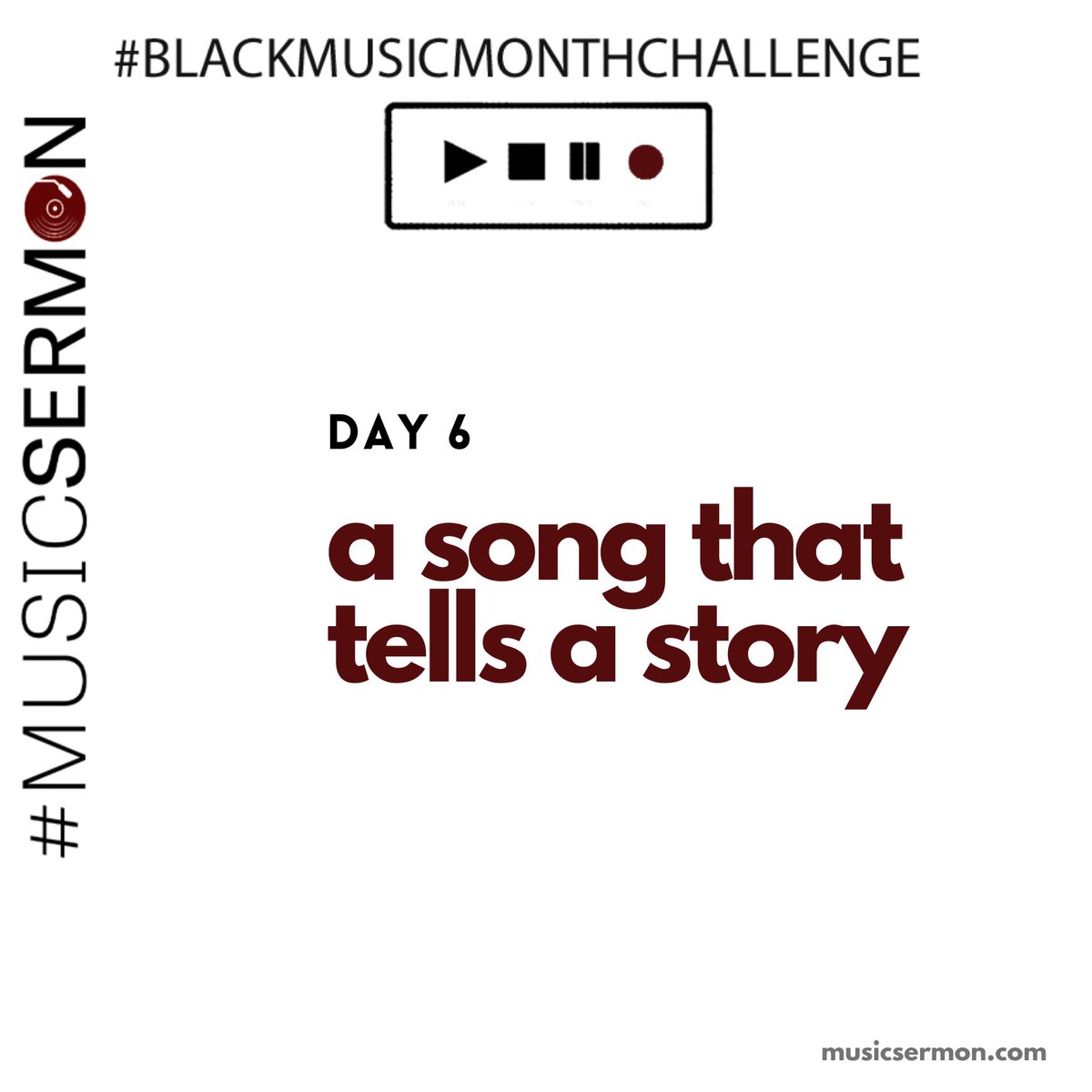 Jermaine Dupri and Dallas Austin talked during their “I Wrote That Song” IG Live about thinking of songs as mini-movies. The best ones weave a complete tale in those 3+ minutes. For Day 6 of the  #BlackMusicMonthChallenge, share your favorite song that tells a story.