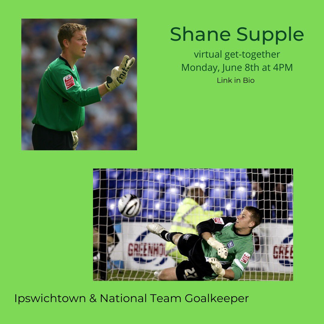 BostonBoltsGKs's tweet photo. Join us for a virtual meetup with Ipswichtown Goalkeeper ❇️SHANE SUPPLE❇️
⚡️Link in Bio⚡️
Bolts GK current &amp; past- Don’t miss this!!⚽️
#GKUnion #chatwiththepros #QandA #MondayMotivation https://t.co/Ek8cgikhpw