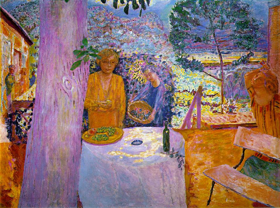 The terrace at vernon, 1939 #bonnard #pierrebonnard