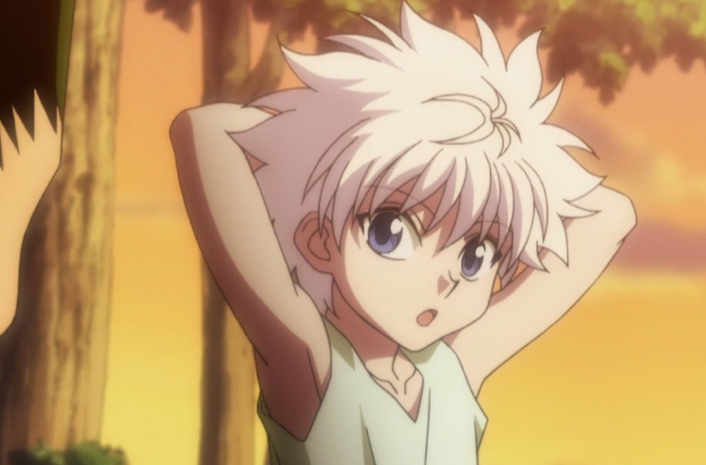 thread of killua pictures but as you keep scrolling his smile gets bigger