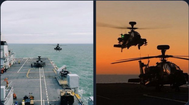 @hthjones @BritishArmy Army Attack Helicopters of @1st_Aviation  and @4RegimentAAC helping both RAF and RN out #maritimestrike @HMSDauntless @RAFLossiemouth