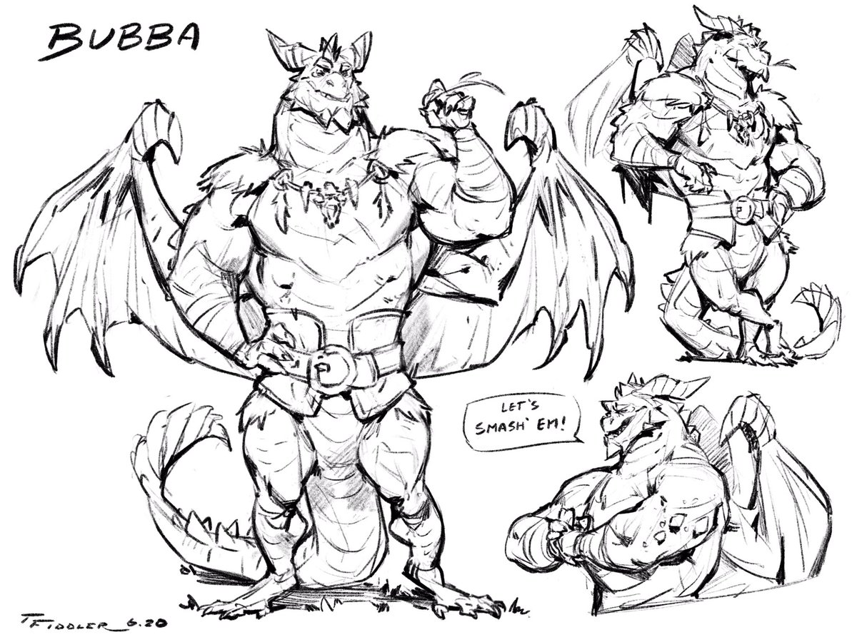 First up, Bubba from the Spyro Reignited Trilogy! ?

#Sketch #Spyro 