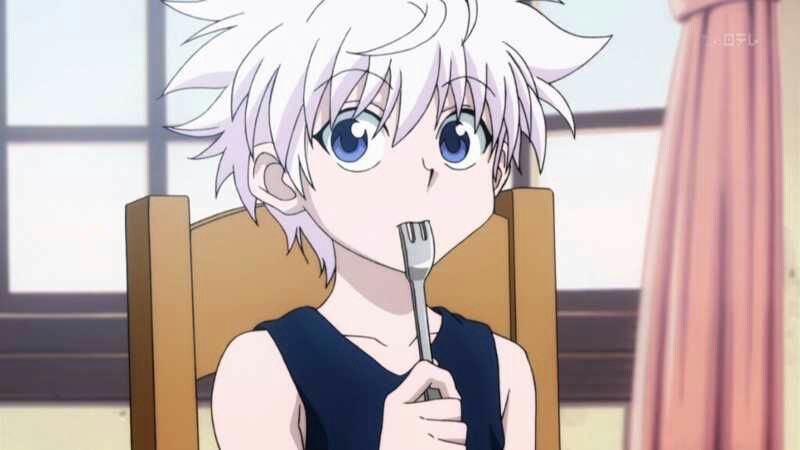 thread of killua pictures but as you keep scrolling his smile gets bigger
