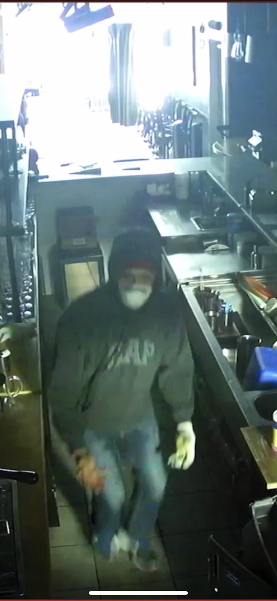 TheHunterChef's tweet photo. Break in @AntlerKitchen anyone recognize this fool? 12pm today https://t.co/g0sZOT5YQx