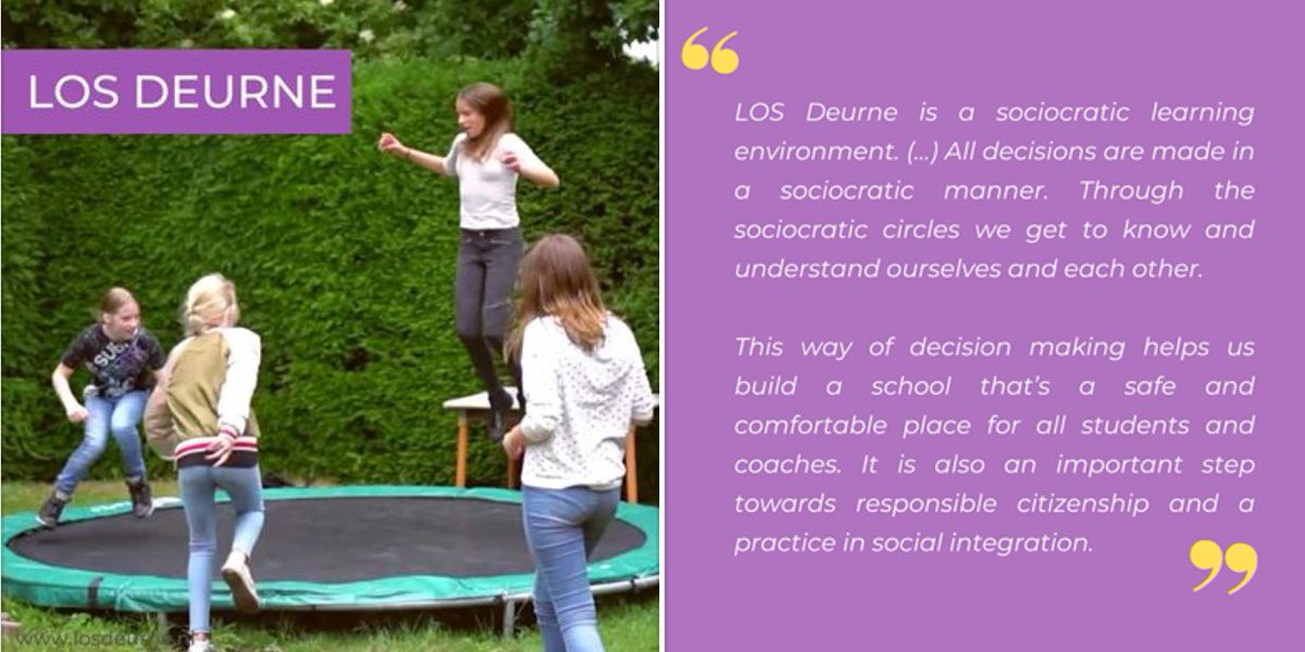 Meet one of the schools featured in School Circles: @LOS_Deurne #democraticeducation #sociocracy #learning #education #school