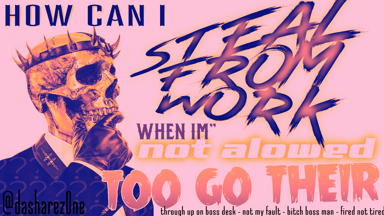 WHO GET'S FIRED ON A MONDAY THIS IS BULT SHIT - https://t.co/Qtp3PuUDXE ADMIN