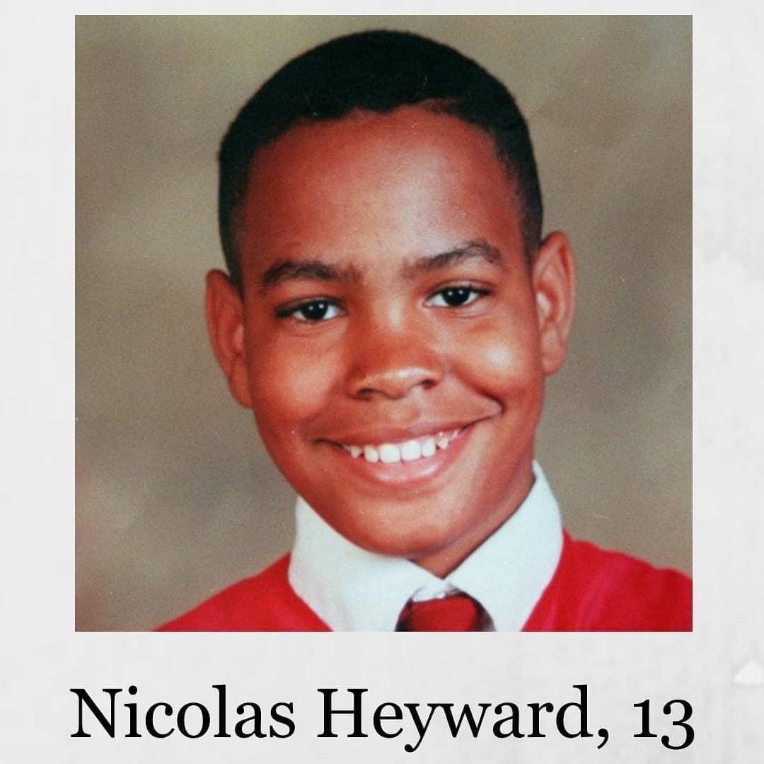 Nicholas Heyward was shot and killed by a police officer while playing cops and robbers with his friends in Gowanus. His last words were "We& #39;re playing."
