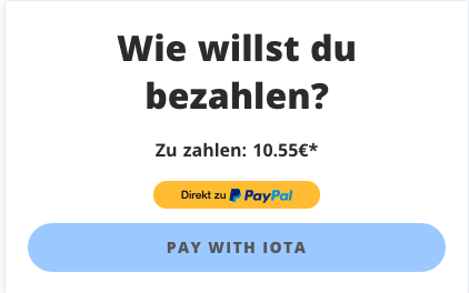 #paywithIOTA 

#IOTA is 100% feeless

Sellers will save real money if they use a #IOTA button instead of #paypal 

#IOTA will also change #ecommerce!