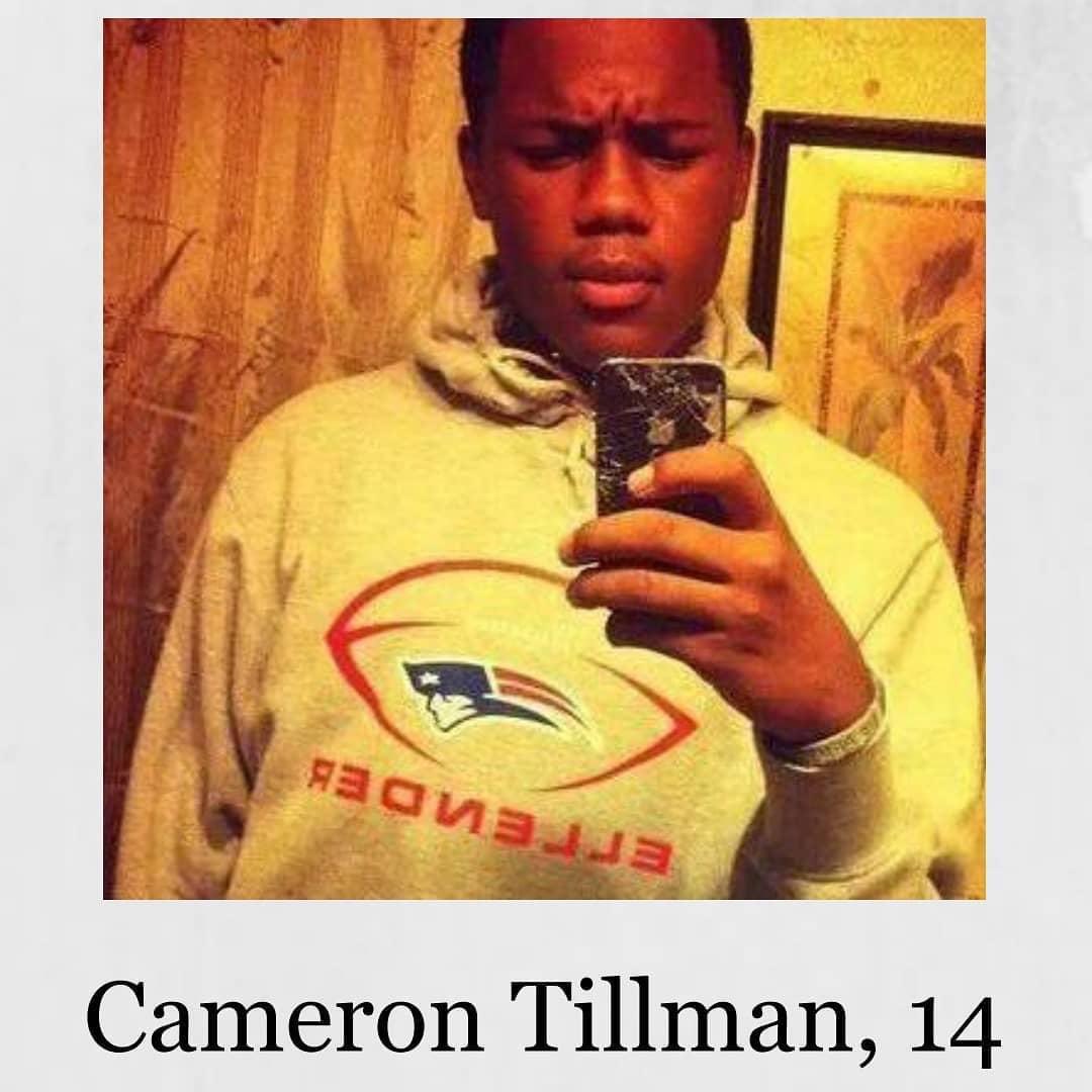 Cameron Tillman was shot and killed by a police officer while hanging out with his friends in an abandoned house with the owner's consent. He was alive for at least 45 minutes. The officers offered no medical assistance.