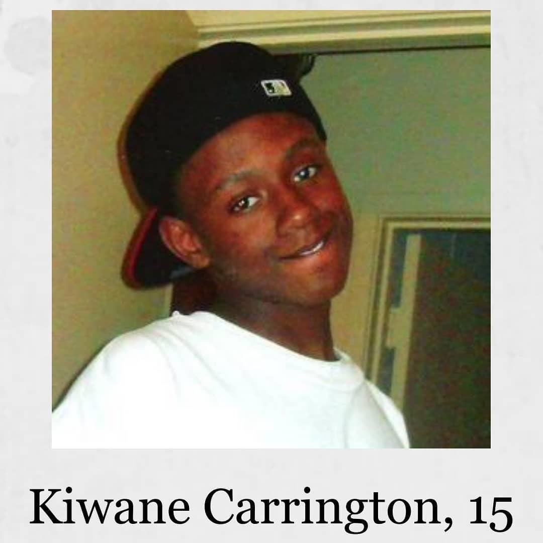 Kiwane Carrington was shot and killed by a police officer outside a house in broad daylight while the cop was investigating a suspected break in. Carrington was known to the house's owner and welcome there.