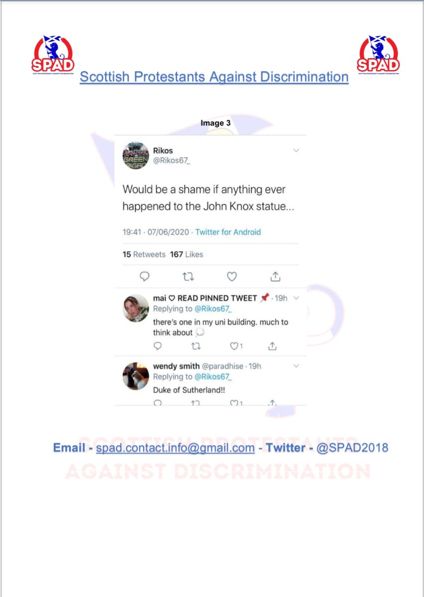 Scottish Protestants Against Discrimination (@spad2018) on Twitter photo 