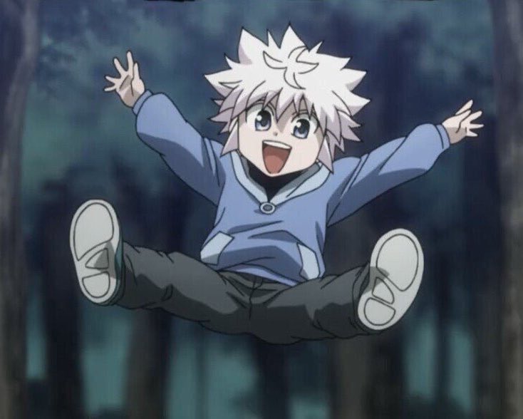 thread of killua pictures but as you keep scrolling his smile gets bigger
