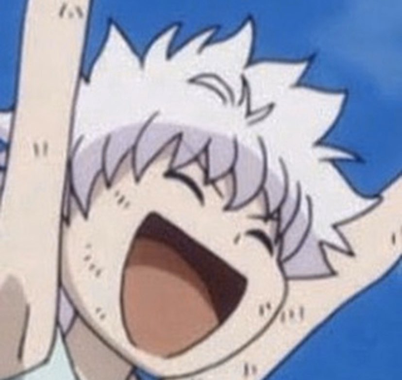 thread of killua pictures but as you keep scrolling his smile gets bigger
