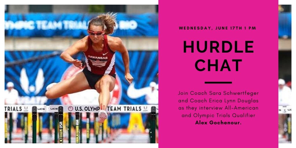 ShePlaysNow's tweet photo. Hey Hurdle Girls... Join Coach Sara and I as we chat with another #iowagirl Alex Gochenour @BringTheRain_ We'll talk about workouts, confidence and probably 🍦 Join us and bring your teammates. It's free, you just need to register here: https://t.co/QKo6iX7K0P https://t.co/I8S5H64fkG