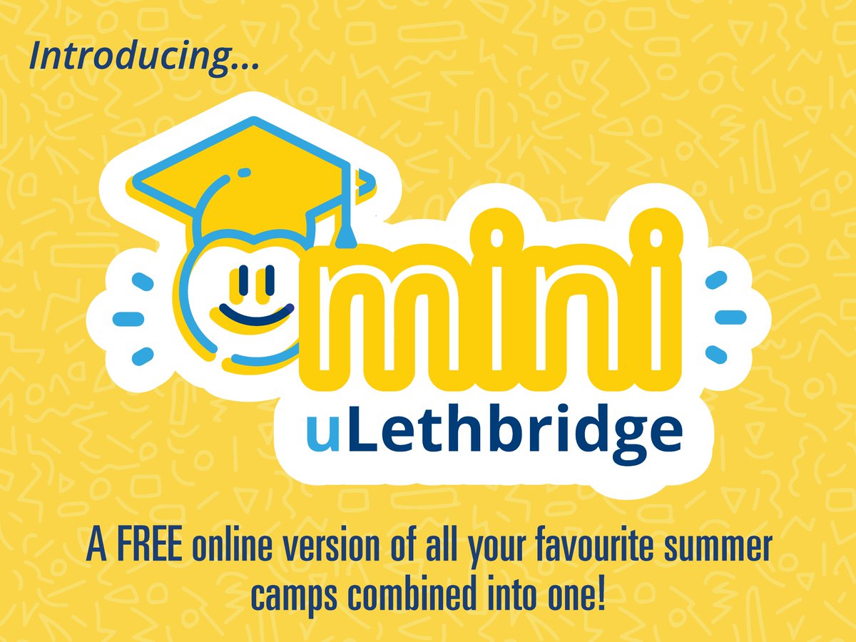 UofLMusicConser's tweet photo. Keep your kids engaged and entertained this summer with Mini uLethbridge! Week-long summer camps that combine science, physical activity, music and art! Did we mention it is FREE? https://t.co/4oflzzQSKZ https://t.co/ZHfz4eto1U