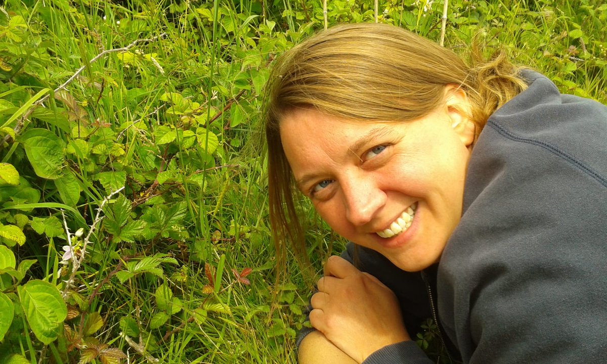 SoilScholar's tweet photo. Fourth year surveying our @theNPMS square today. I was so excited to find a bee orchid & it was actually in one of our transects! We observed social distancing rules, including for our traditional #fieldworkselfie https://t.co/ntD4MoQS5t