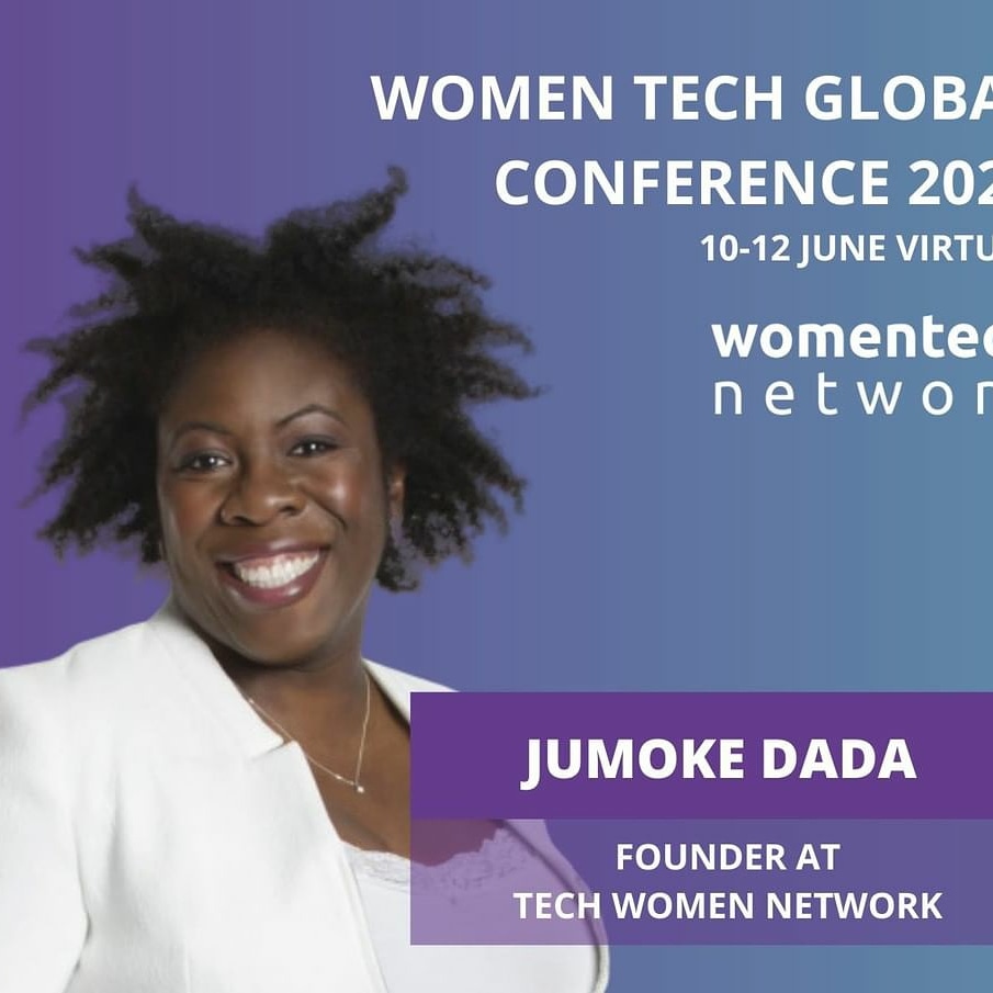 TechWomenWork's tweet photo. Join founder @jumokedada this week at the the @WomenTechNet global conference. Details here: https://t.co/73WqZ9hFAZ #womenintech #techwomen #techwomennetwork #womentechnetwork #STEM #jumokedada #diversityintech #entrepreneurship https://t.co/HOm6yMkTv4