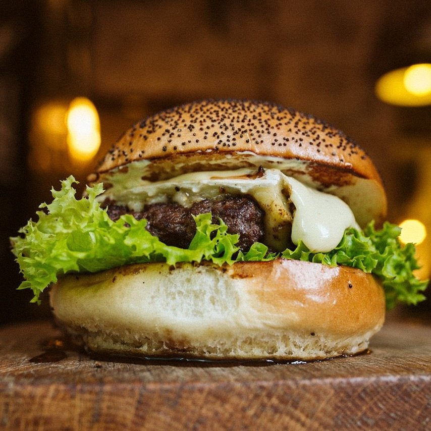 200gramosBurger's tweet photo. M O S T Á Z A M E 🙌🍔 Mix de #lechuga, reducción de #Oporto, nuestro mix de #mostaza, queso brie y salsa de mostaza a las #finashierbas . .
#200Gramos #BackToBurger #marcacanaria100por100 #200GramosCarta https://t.co/i8rIgnBgvf