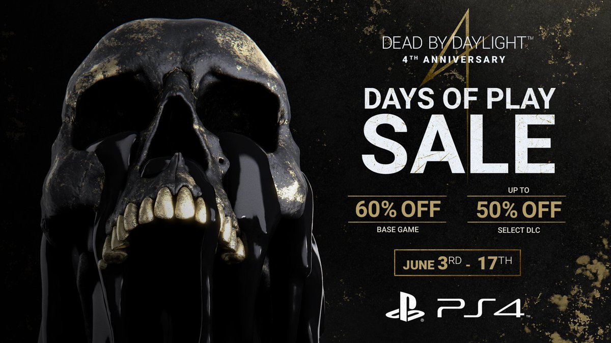 Dead By Daylight Ps4 Eu Na Sale Get 60 Off On The Base Game And 50 Off On Stranger Things Cursed Legacy And 30 Off Chains Of Hate T Co Pa0vxg2mih