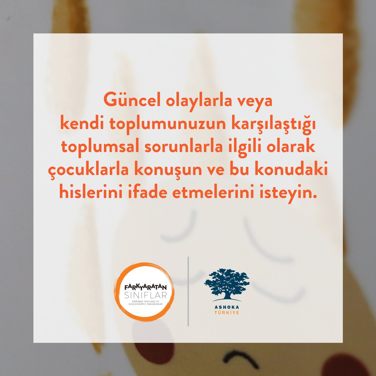 Toplumsal sorunların çözümü için fark yaratan becerilerin desteklenmesi ve eğitim sisteminin bu yönde dönüşmesi gerekiyor. Fark yaratan becerilerle ilgili daha fazla bilgi almak için 👉 farkyaratansiniflar.org/pdf/Fark-yarat…