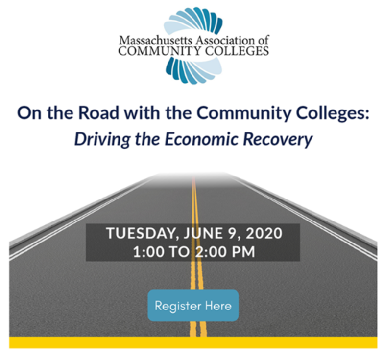 Tomorrow at 1 pm, join Dr. Valerie Roberson, <a href="/TSannicandro/">Tom Sannicandro</a> of <a href="/MassCCs/">MassCCs</a>, Jim Brett of <a href="/NECouncil/">New England Council</a> &amp; Prabal Chakrabarti of <a href="/BostonFed/">Boston Fed</a> for a conversation on the critical role community colleges will play in reshaping the MA economy.  Register at ow.ly/2oEg50A1GPN