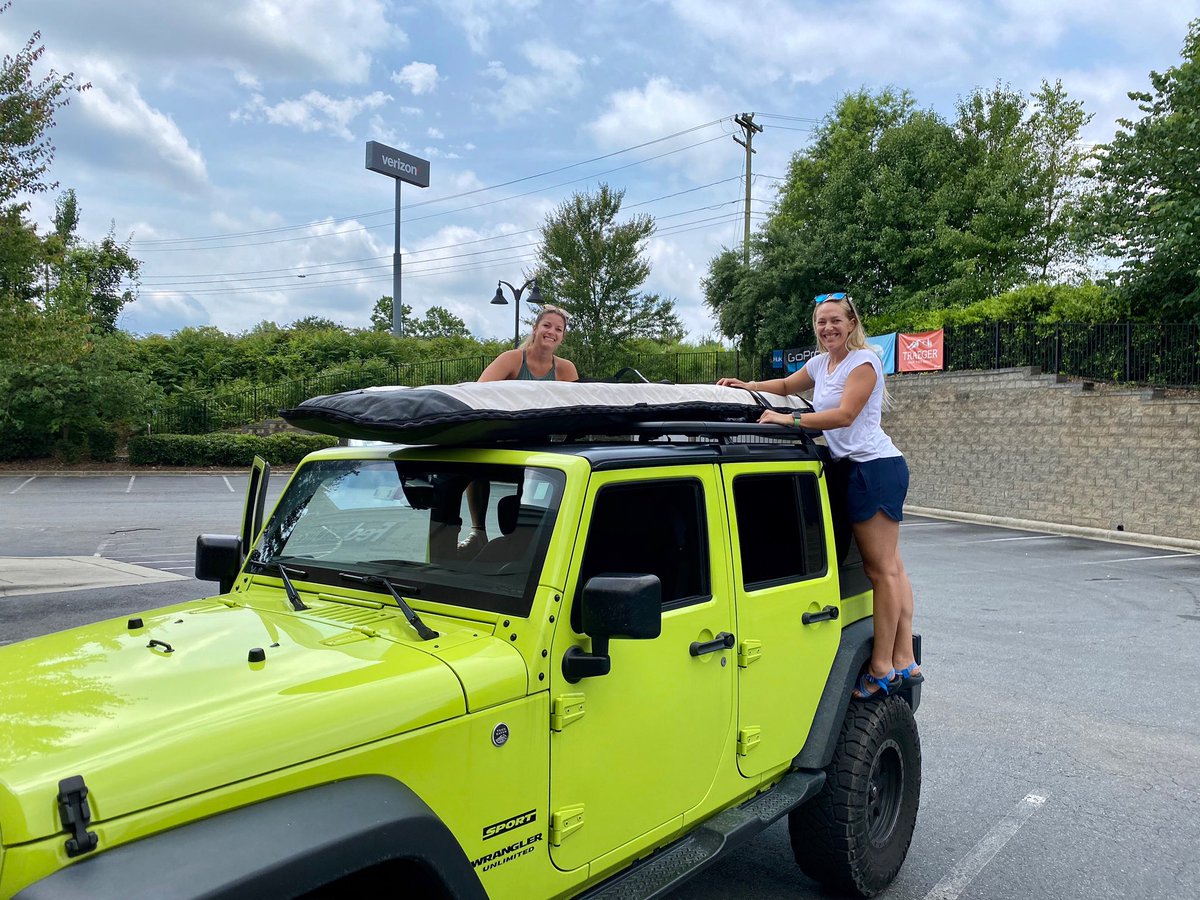 BackcountryNC's tweet photo. These ladies drove all the way to Salisbury from Southern Pines, NC to buy a @Yoloboard this morning!

#yoloboard #gobeyond #getbacktobetter #supboard #adventureisoutthere https://t.co/HryPIrDUSN
